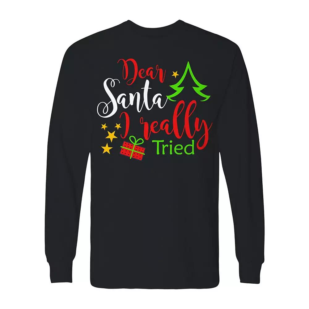 Men's Smells Like Christmas Spirit Long Sleeve Graphic Tee, Adult Unisex,  Product Image