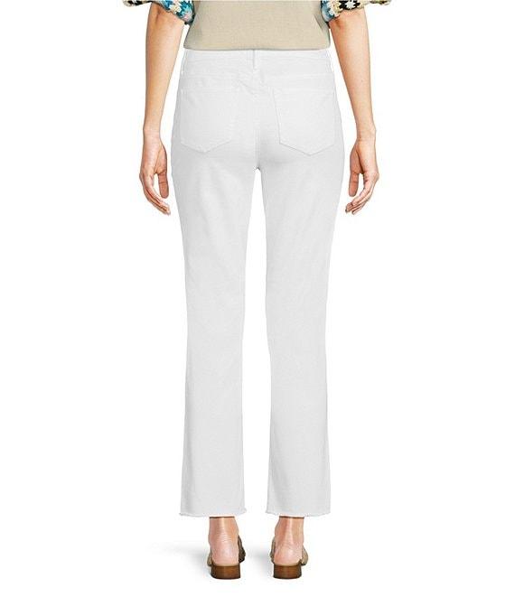 NYDJ Stretch Denim Sheri Slim Straight Fit Mid Rise Jeans Product Image