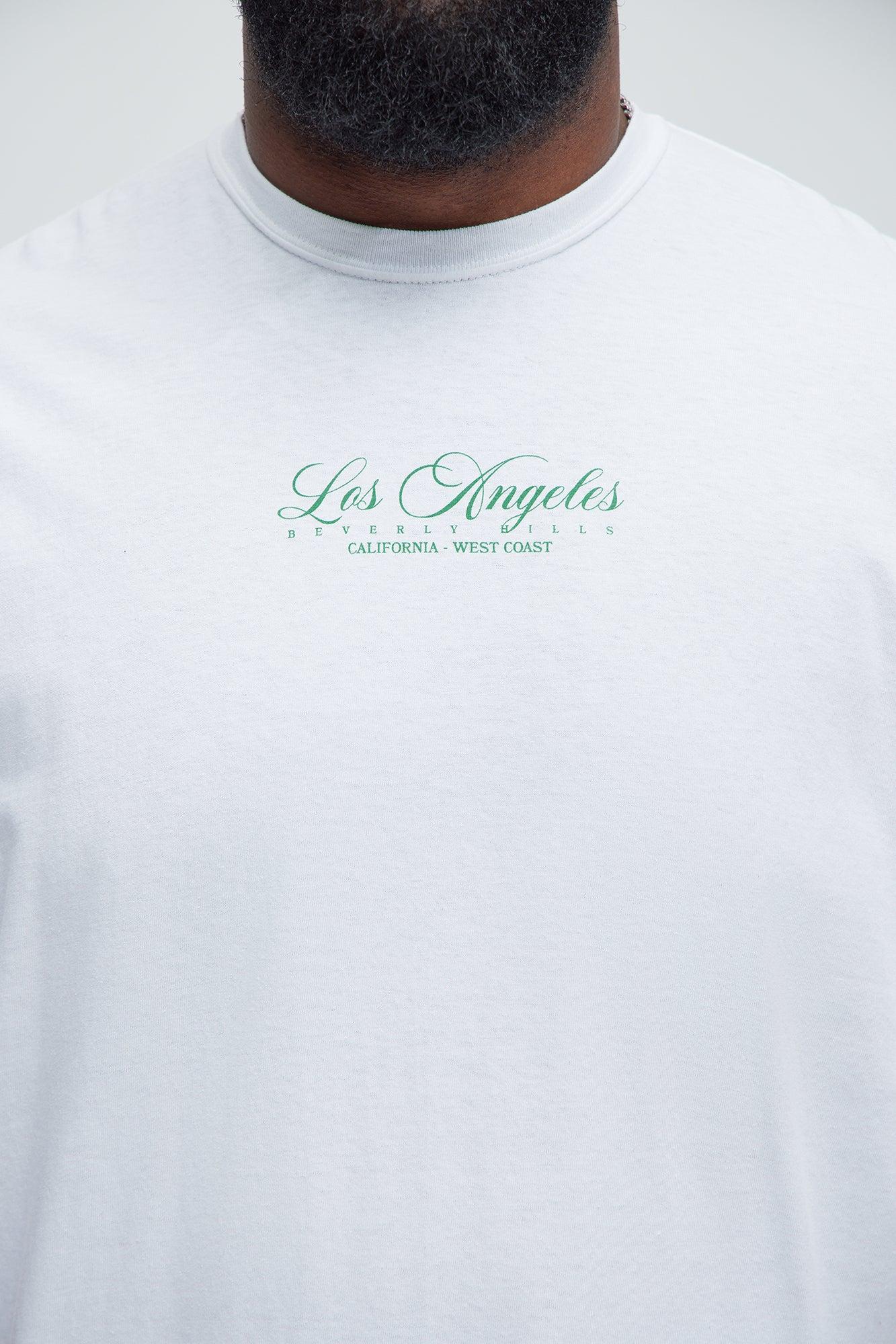 LA Tennis Club Short Sleeve Tee - White Product Image