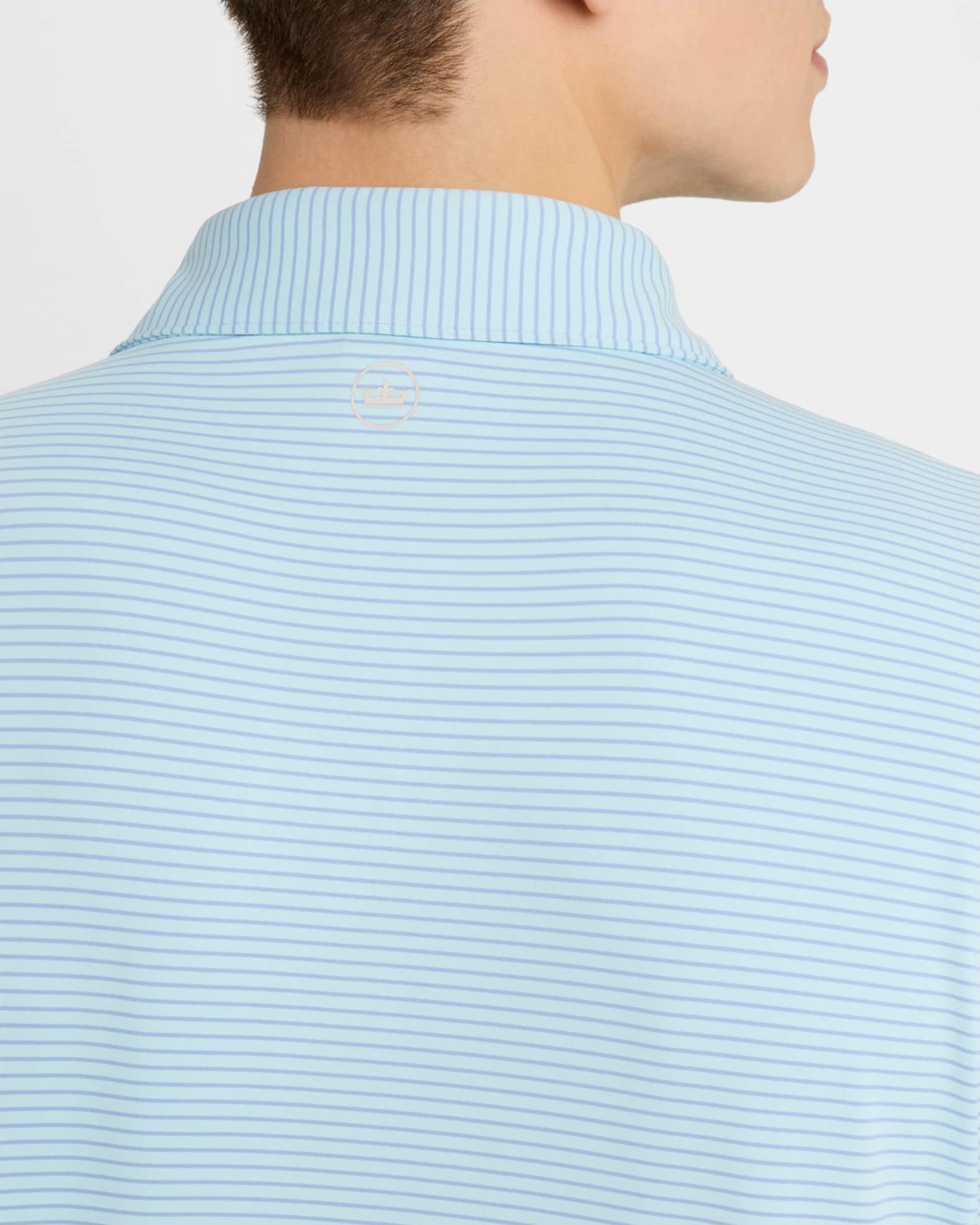 Men's Ballad Stripe Performance Jersey Polo Shirt Product Image
