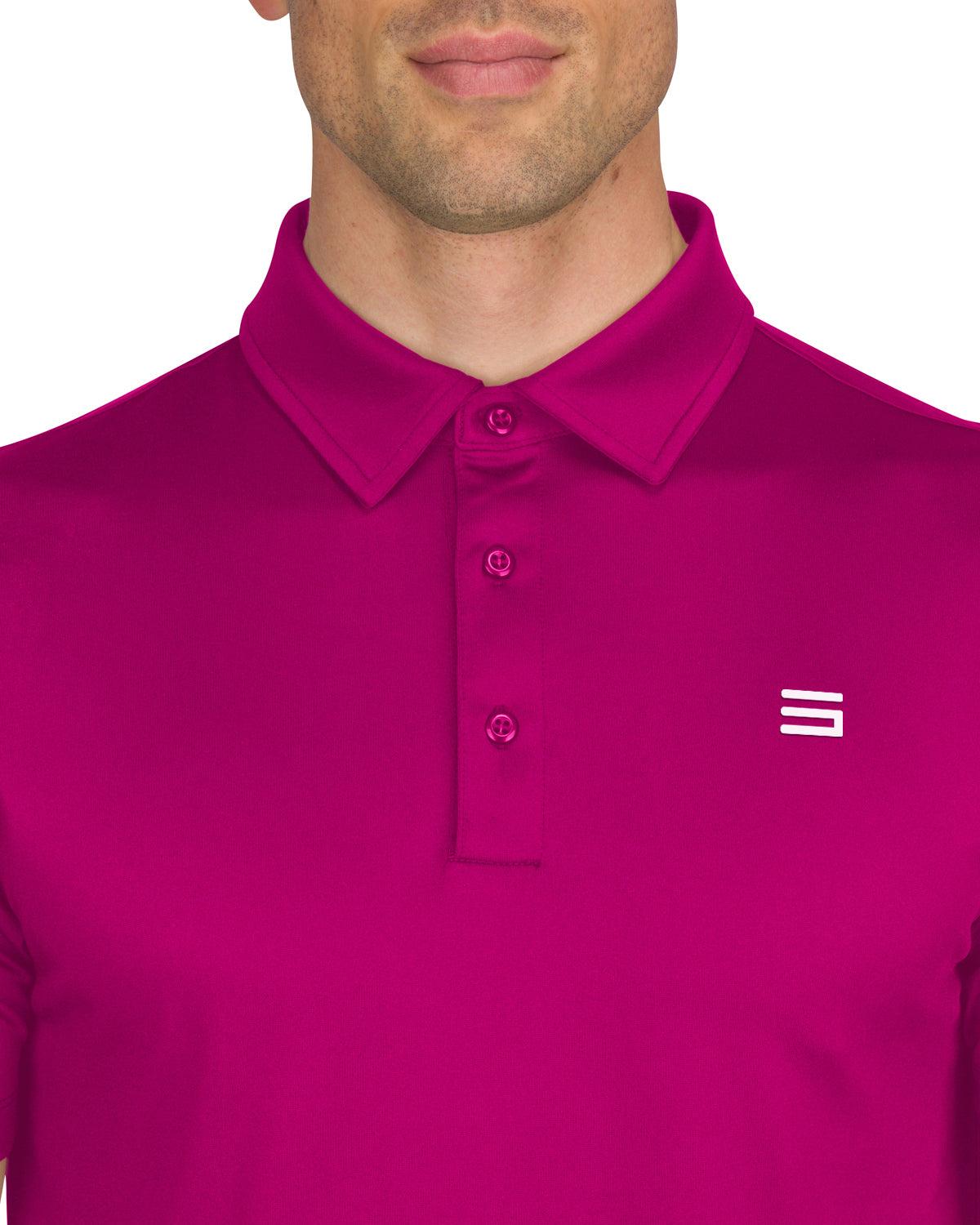 Three Sixty Six Men's Untucked Golf Polo - The Perfect Length Product Image