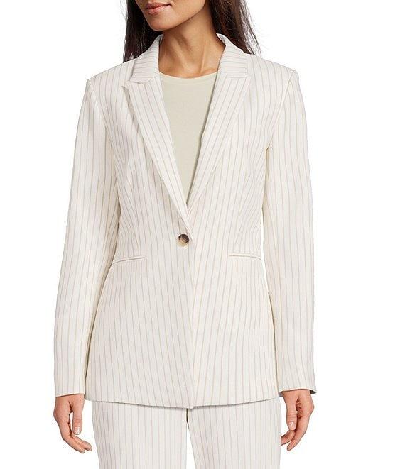 Alex Marie Liza Anywhere, Everywhere Coordinating Novelty Stripe Peak Lapel Blazer Product Image