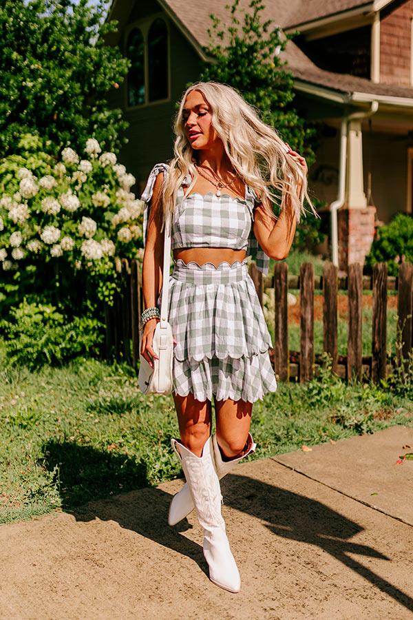 Only Good Karma Skirt In Pear Product Image