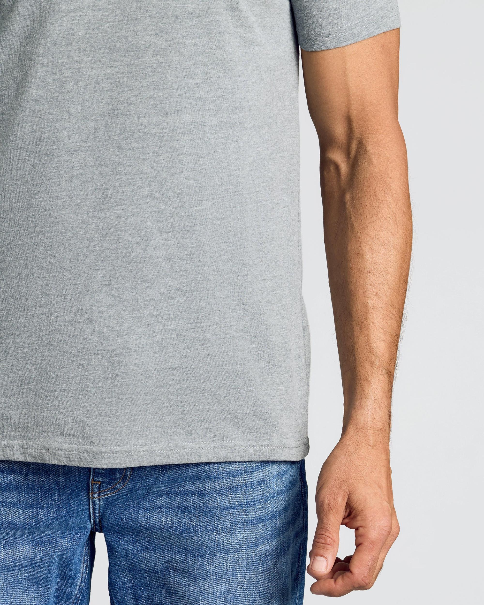 Heather Gray Classic V-Neck Product Image