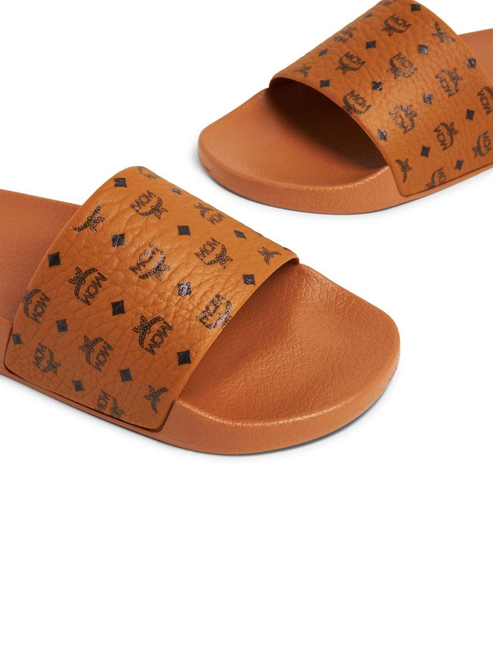 logo-print moulded-footbed slides  Product Image