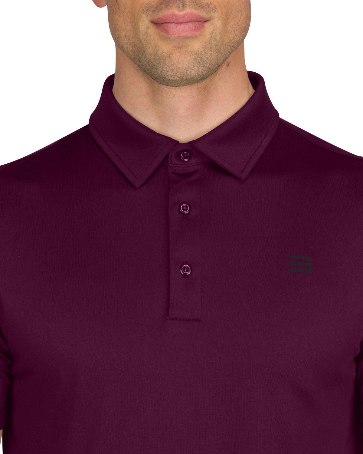Three Sixty Six Men's Untucked Golf Polo - The Perfect Length Product Image