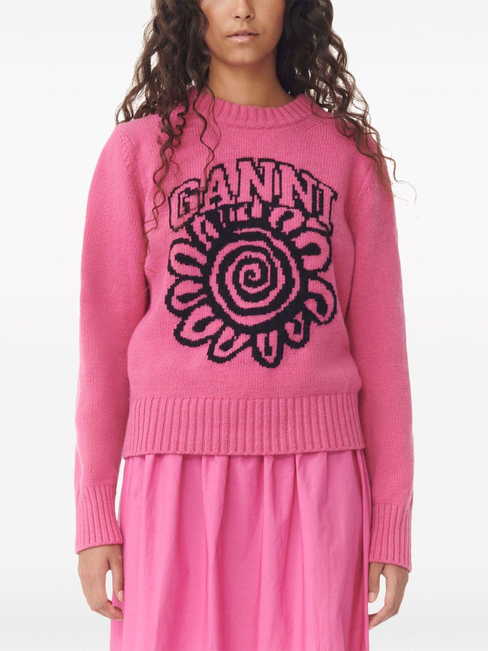 ruffled organic-cotton midi skirt Product Image