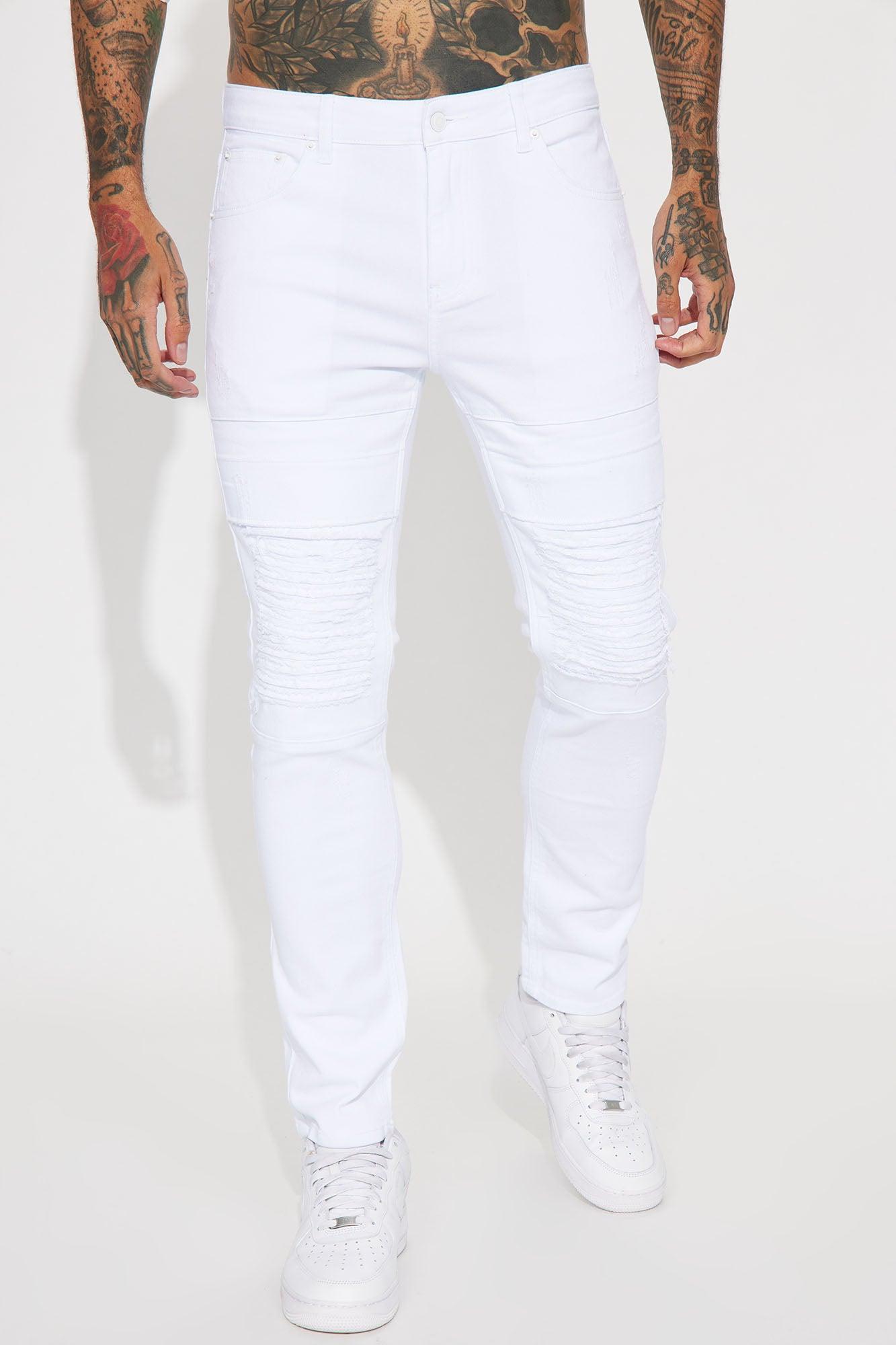 Reel It In Skinny Jean - White Product Image