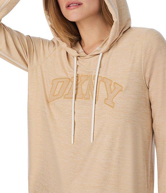 DKNY Long Sleeve Hooded Jogger Pajama Coordinating Lounge Set Product Image