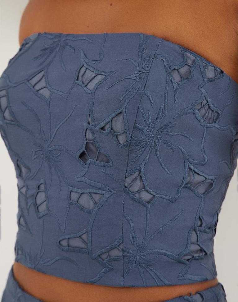 Mei Cropped Top - Bayside Product Image