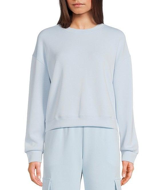 Copper Key Knit Long Sleeve Coordinating Lounge Top Product Image