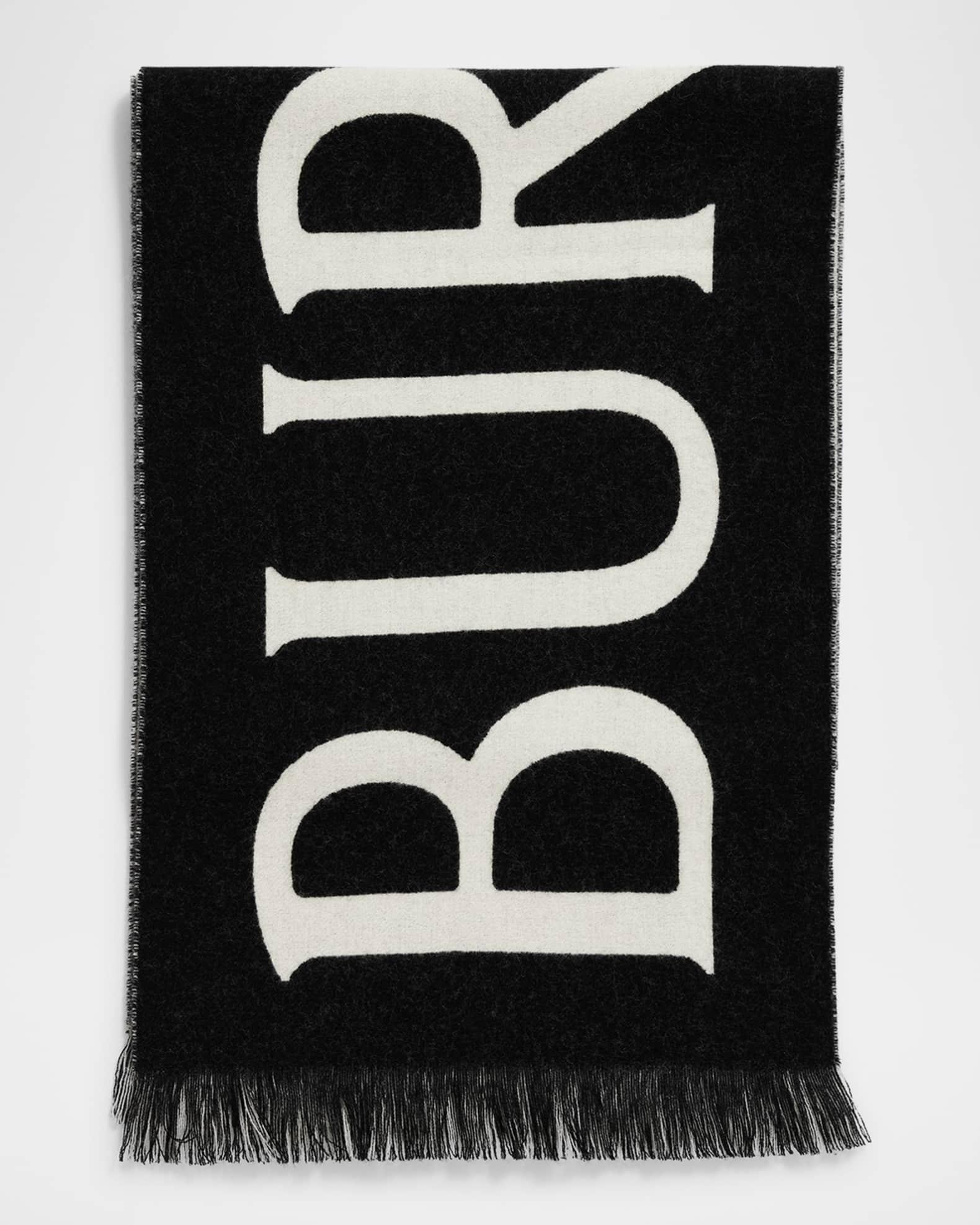Mens Logo Wool Scarf Product Image