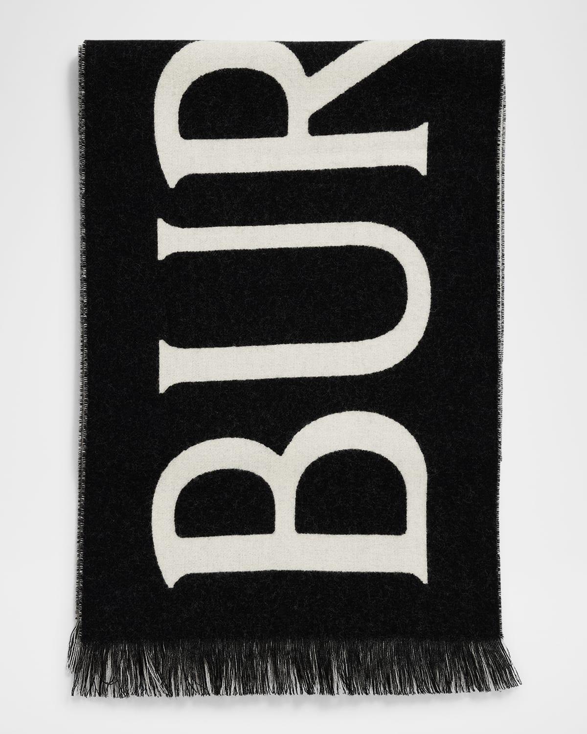 Mens Logo Wool Scarf Product Image