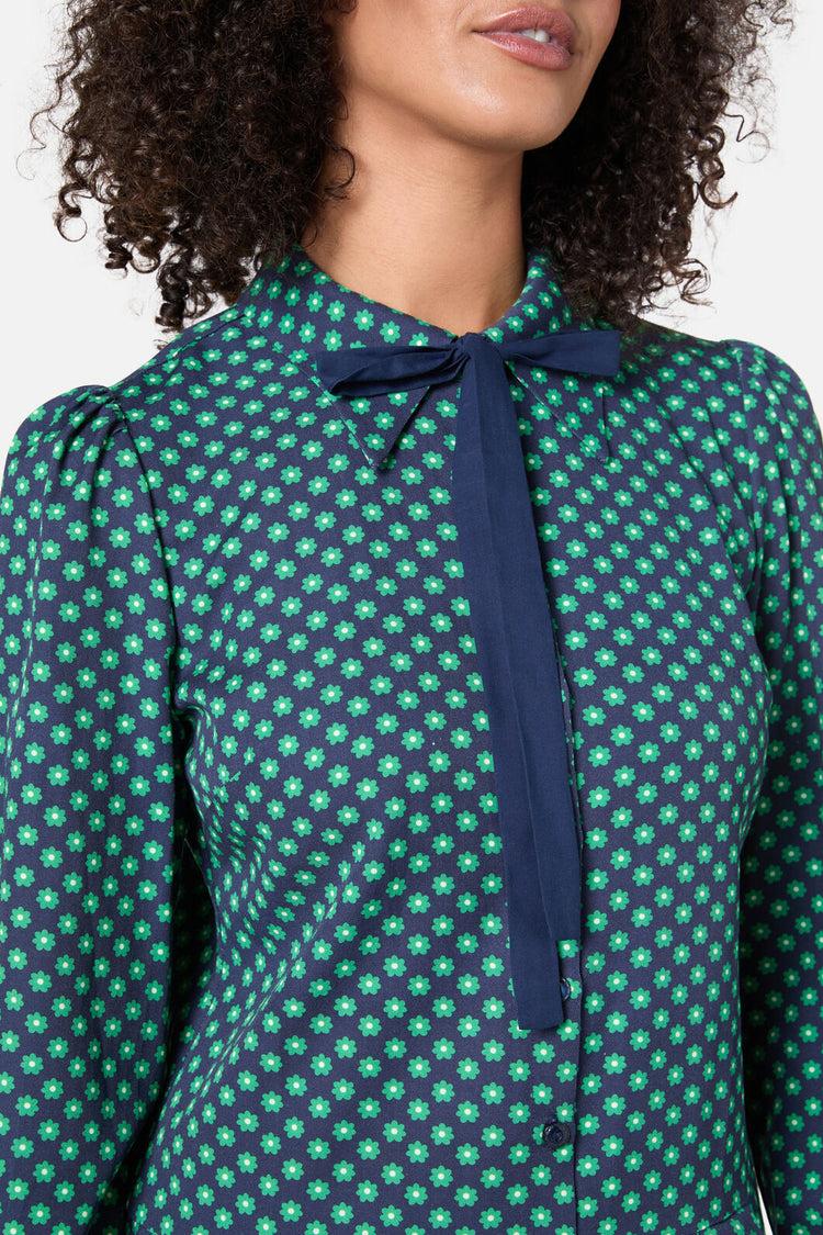 Flora Geo Shirt Dress Product Image