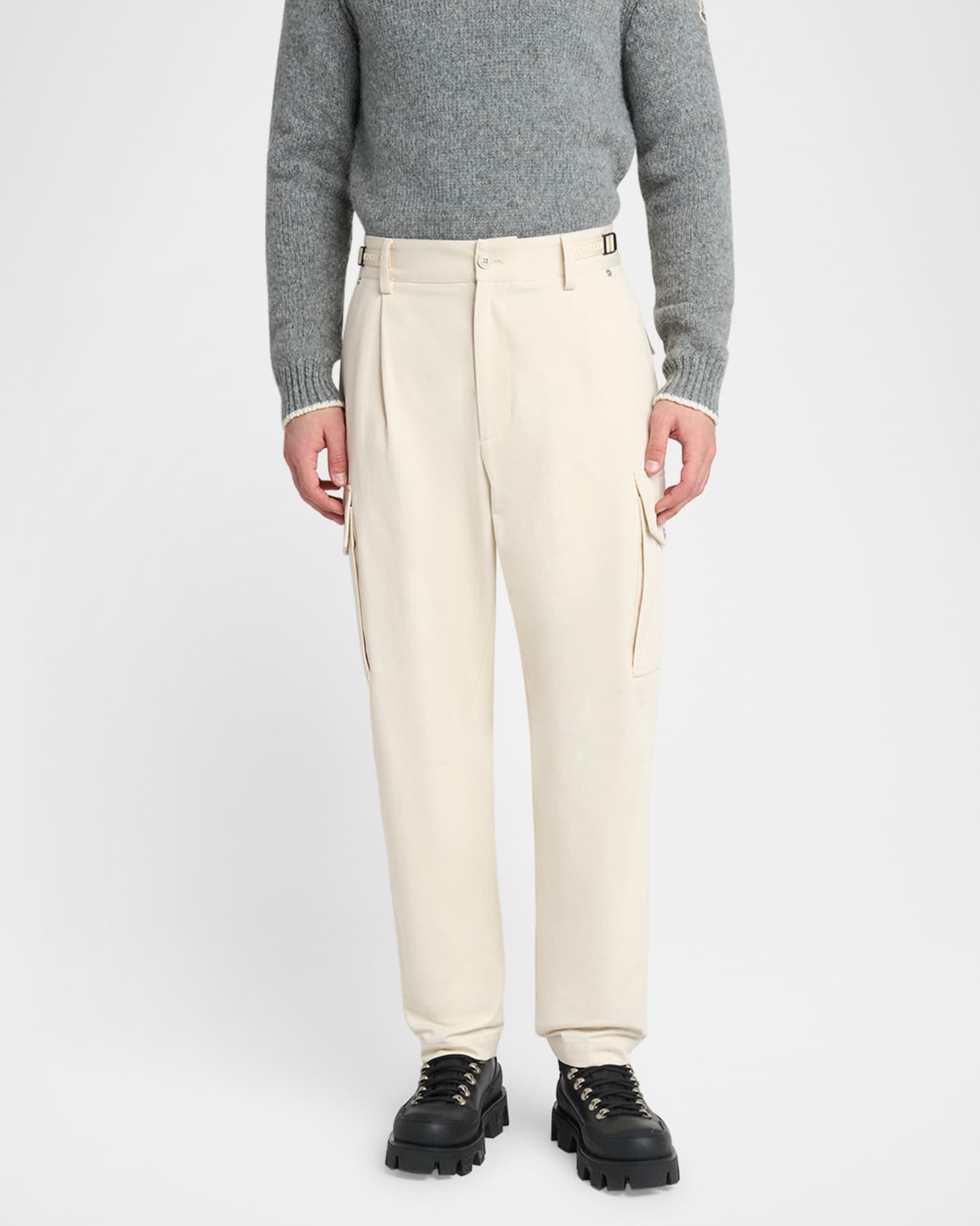 Men's Pleated Cargo Trousers Product Image