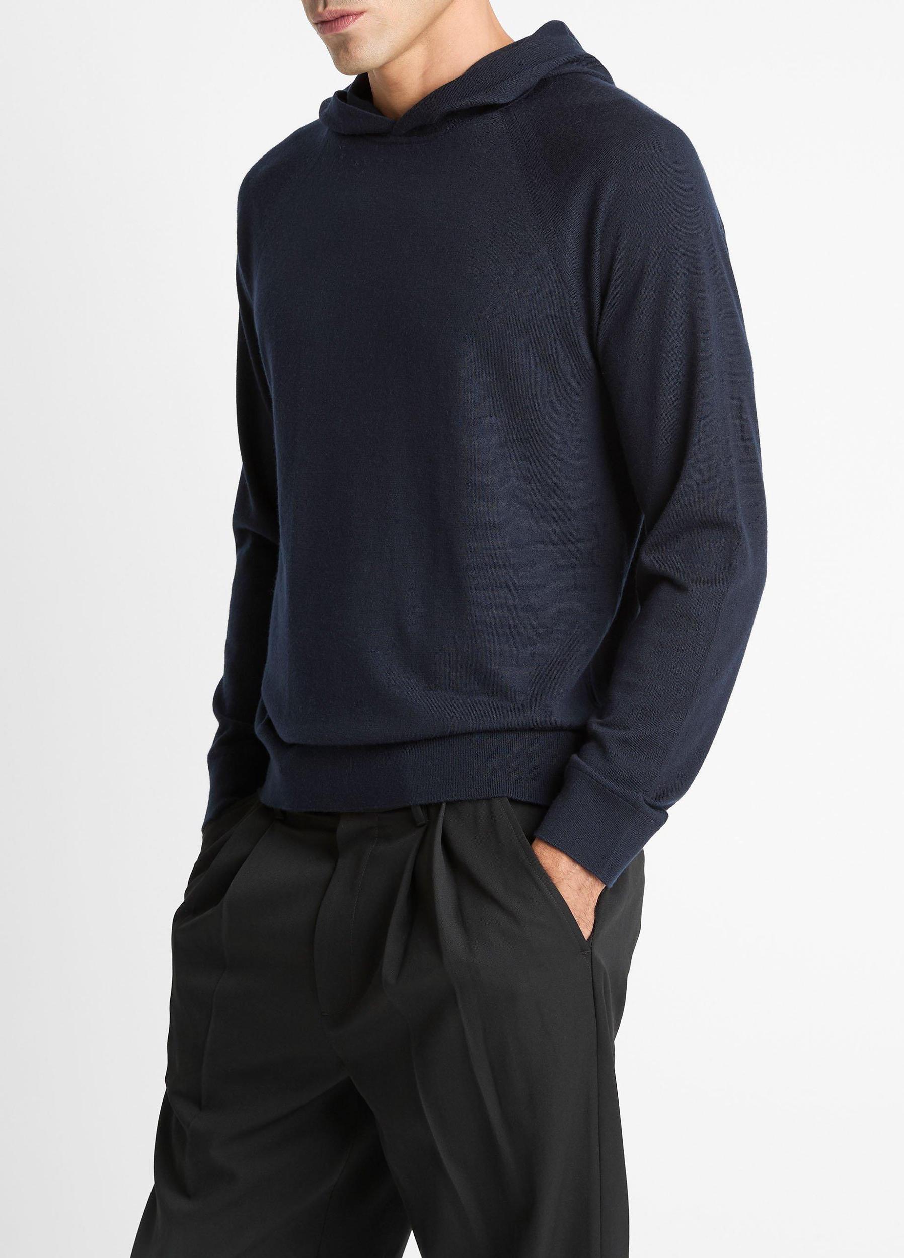 Featherweight Merino Wool-Cashmere Hoodie Product Image