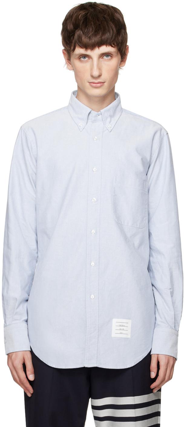 Thom Browne Men's Classic Fit Cotton Button-Down Shirt Product Image