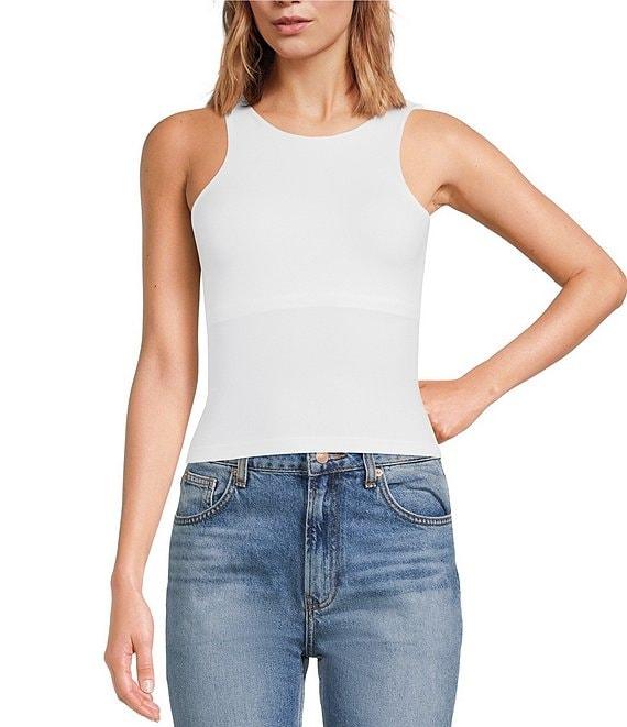 Free People Knit Clean Lines High Neck Sleeveless Camisole Product Image