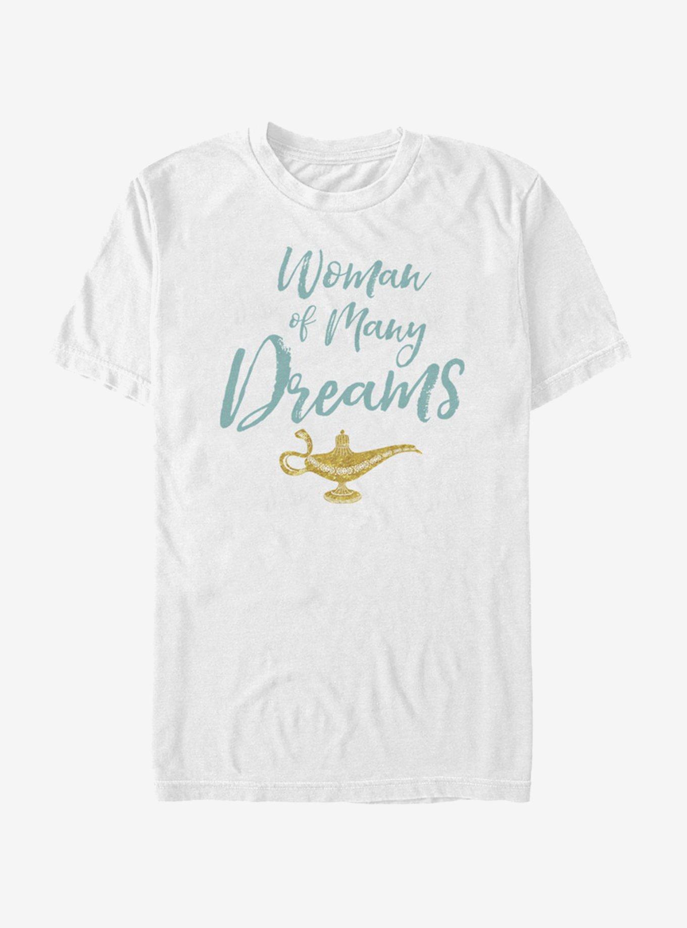 Disney Aladdin 2019 Woman of Many Dreams Cursive T-Shirt Product Image