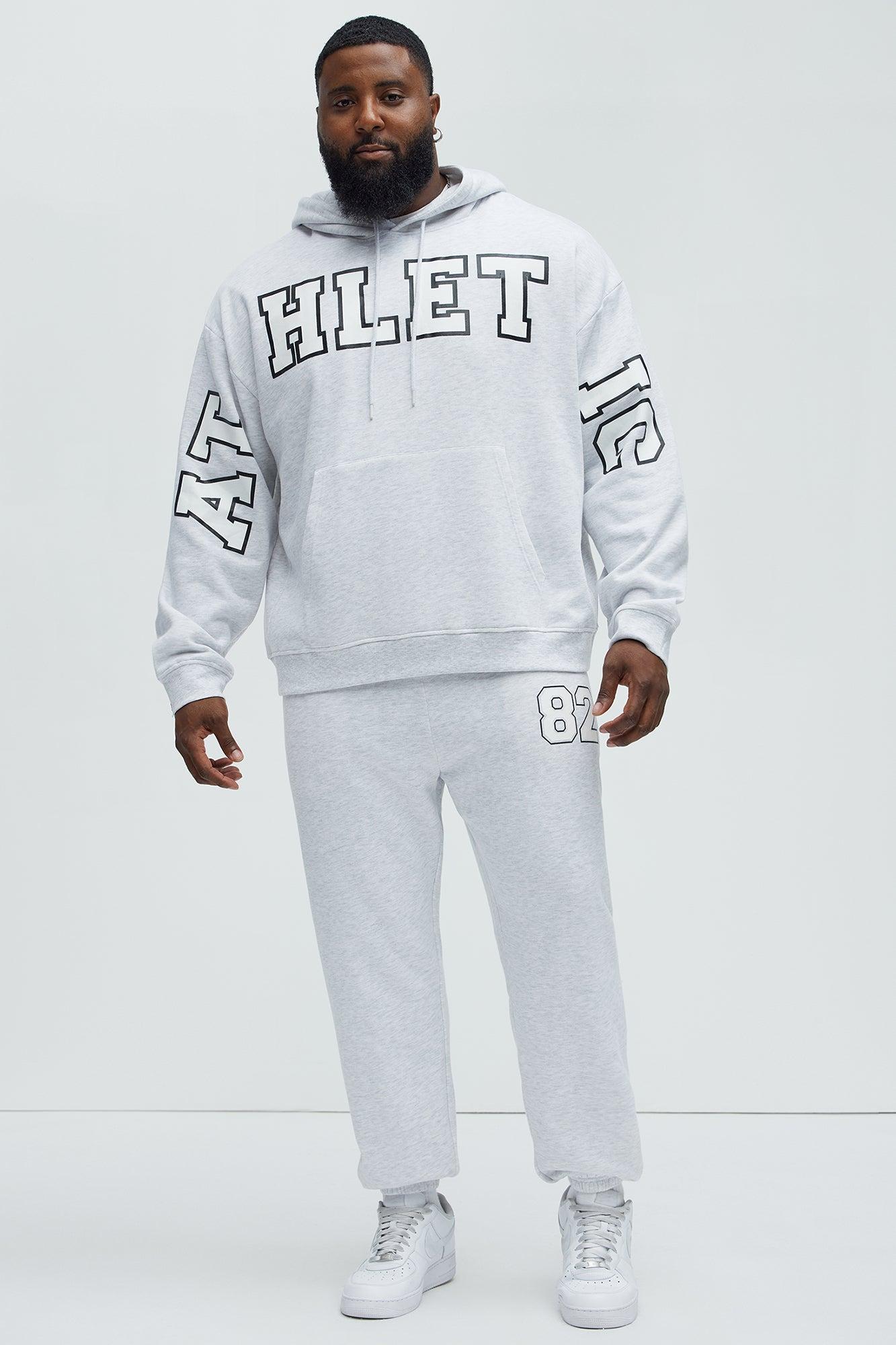 He's Him Hoodie - Heather Grey Product Image