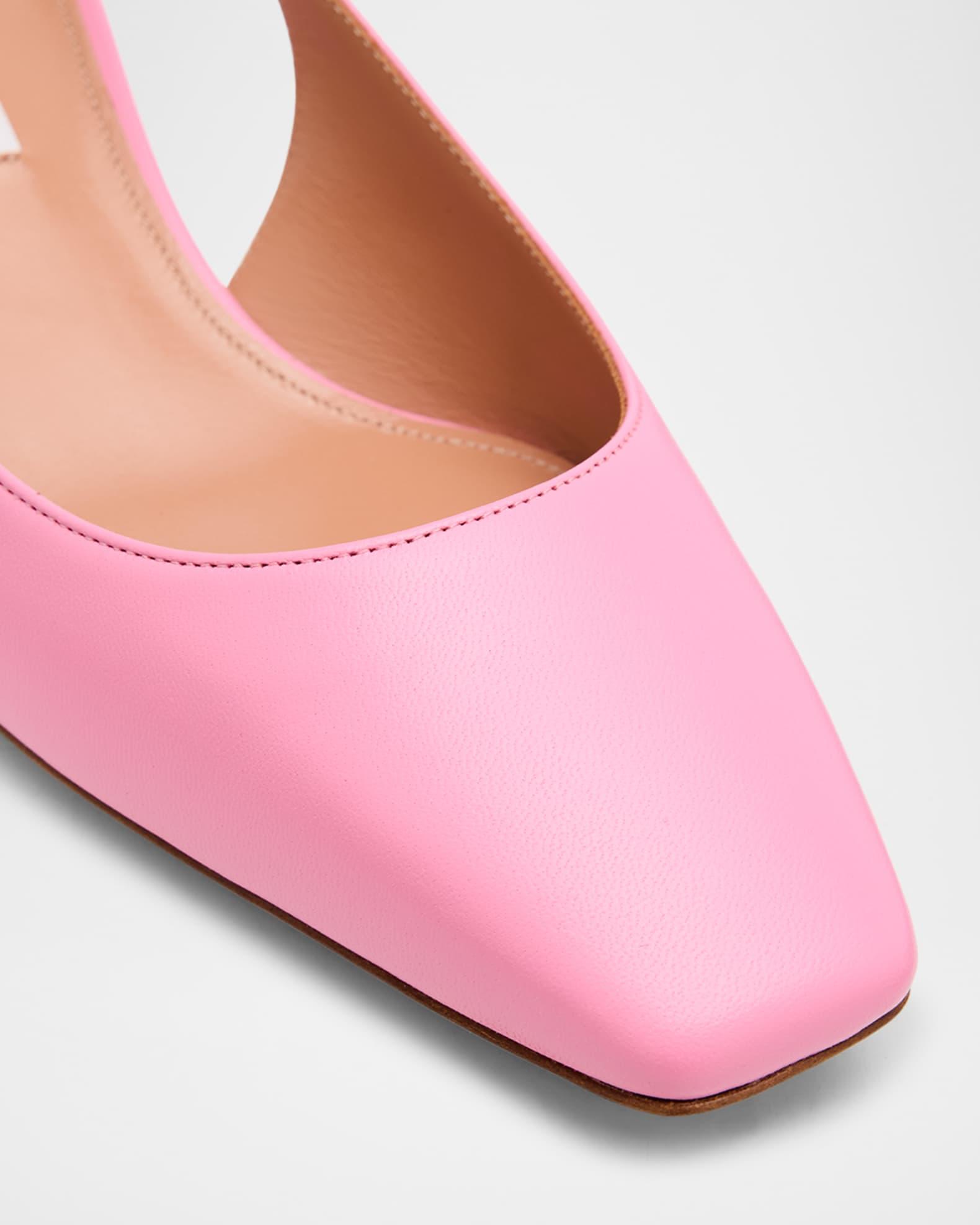 Very Bow Tie Leather Slingback Pumps Product Image