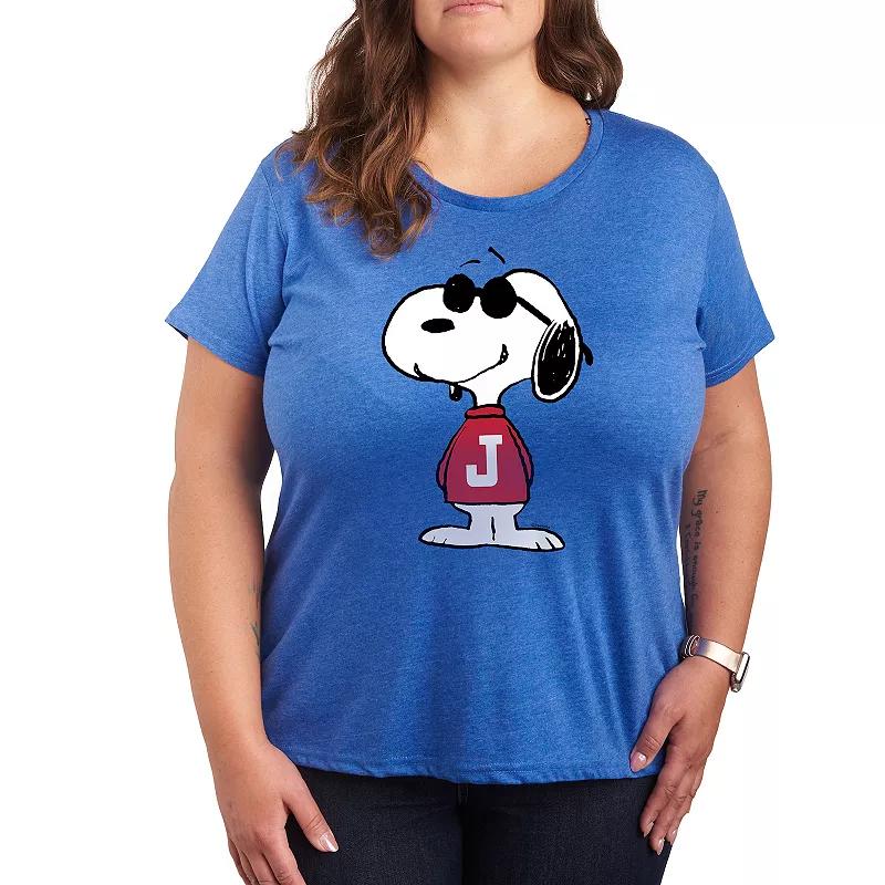 Plus Peanuts Snoopy Joe Cool Pose Graphic Tee, Women's,  Product Image