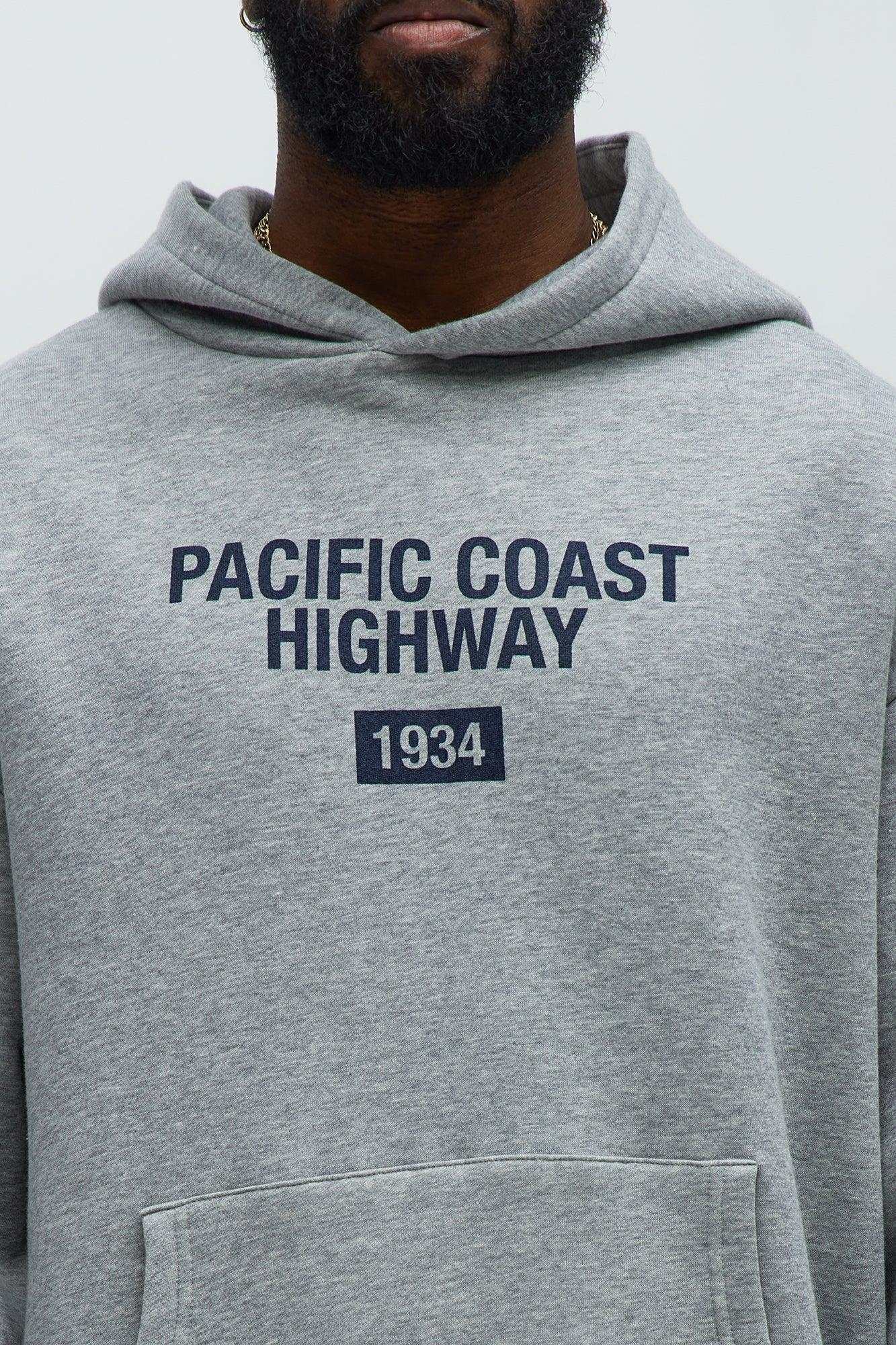 Pacific Coast Highway Hoodie - Heather Grey Product Image