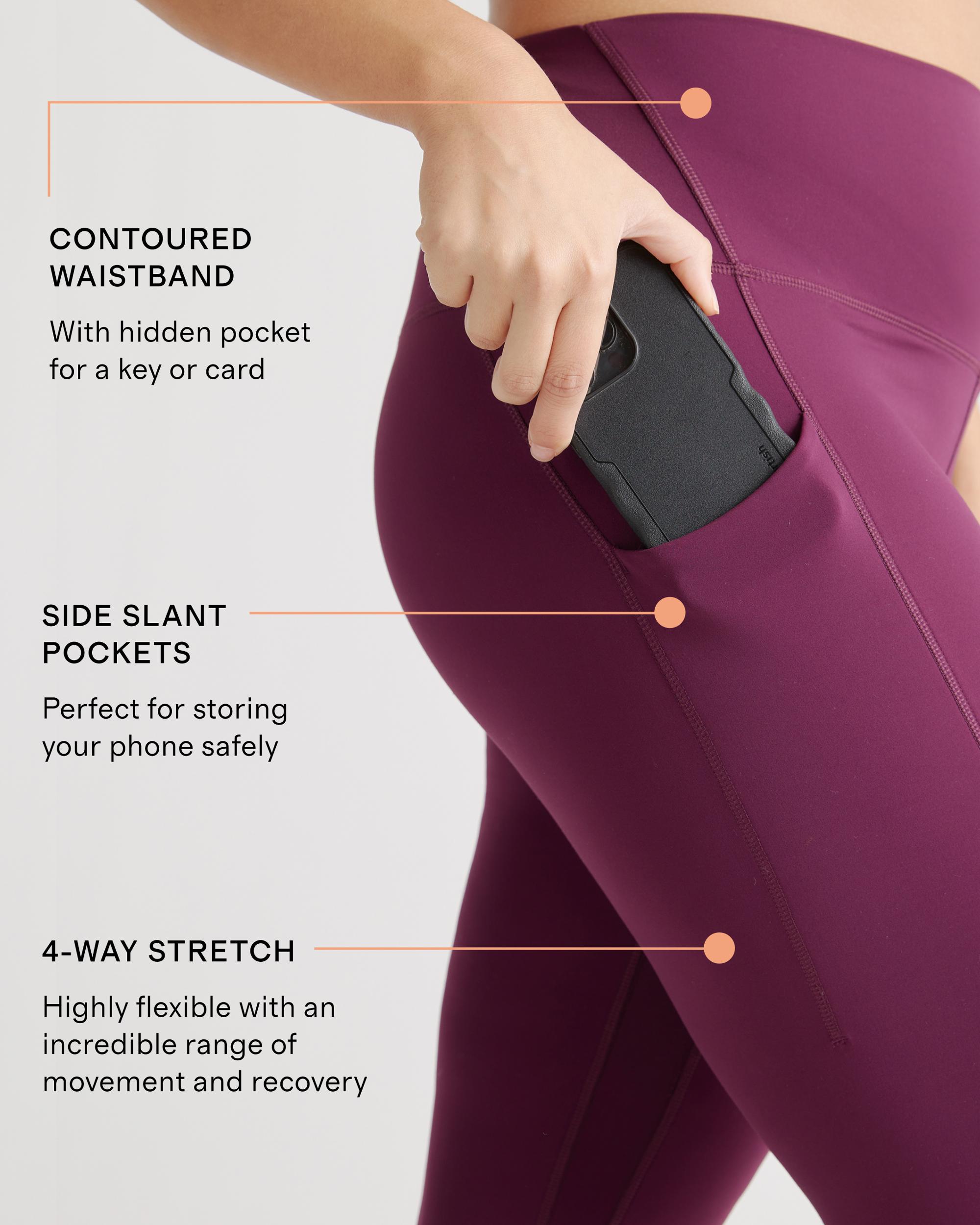 Quince | Women's Ultra-Form High-Rise Pocket Legging Nylon/Spandex Product Image