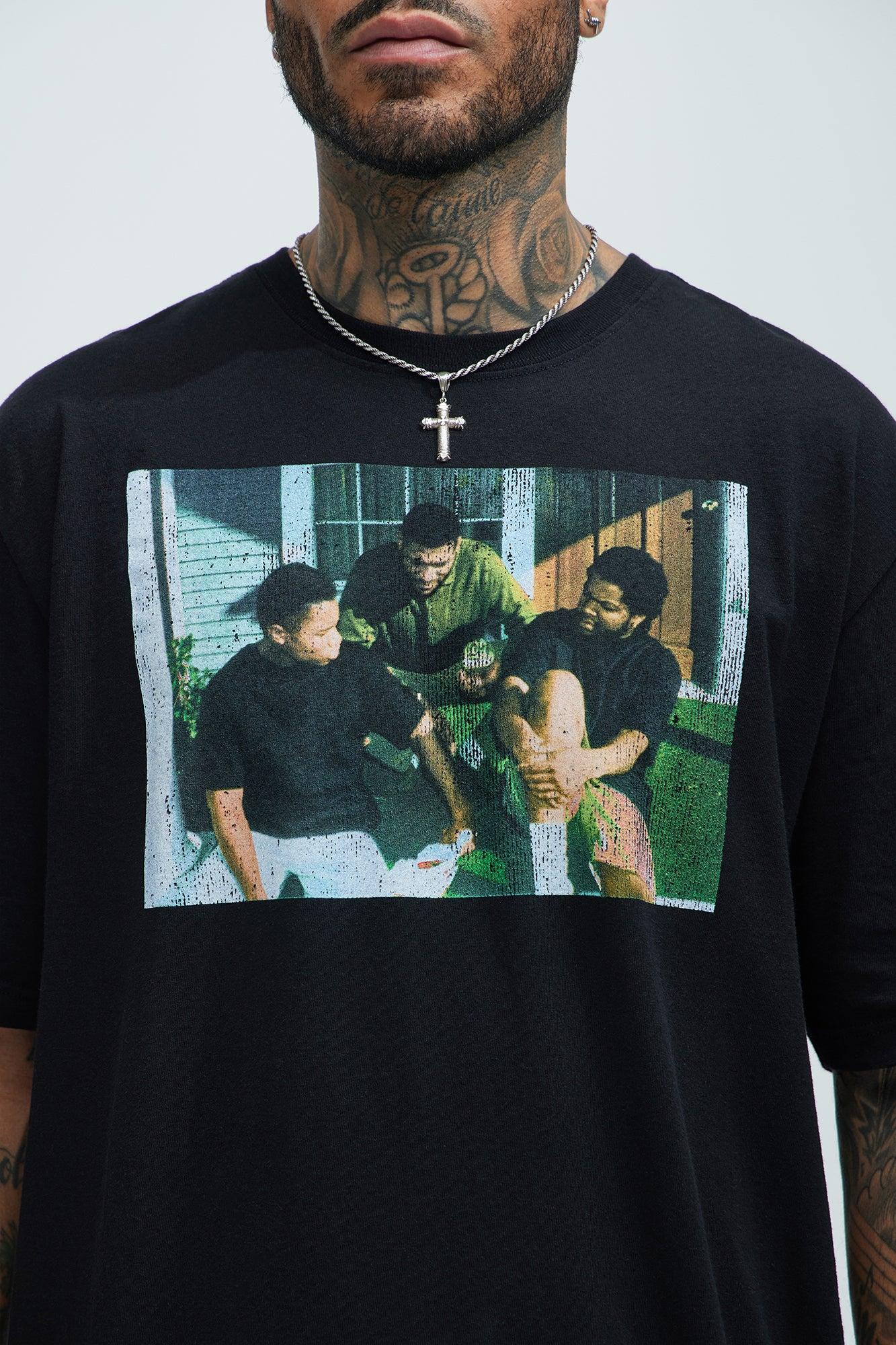 Boyz N The Hood Once Upon A Time Oversized Short Sleeve Tee - Black Product Image