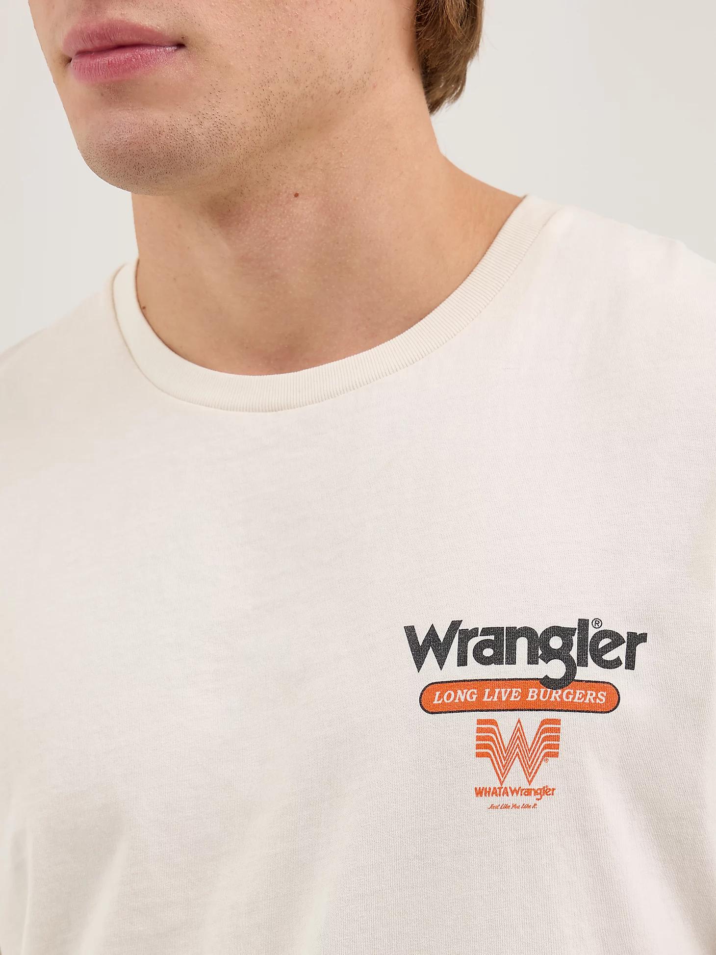 Wrangler x Whataburger Men's Cowboy Burgers T-Shirt in Marshmallow Product Image