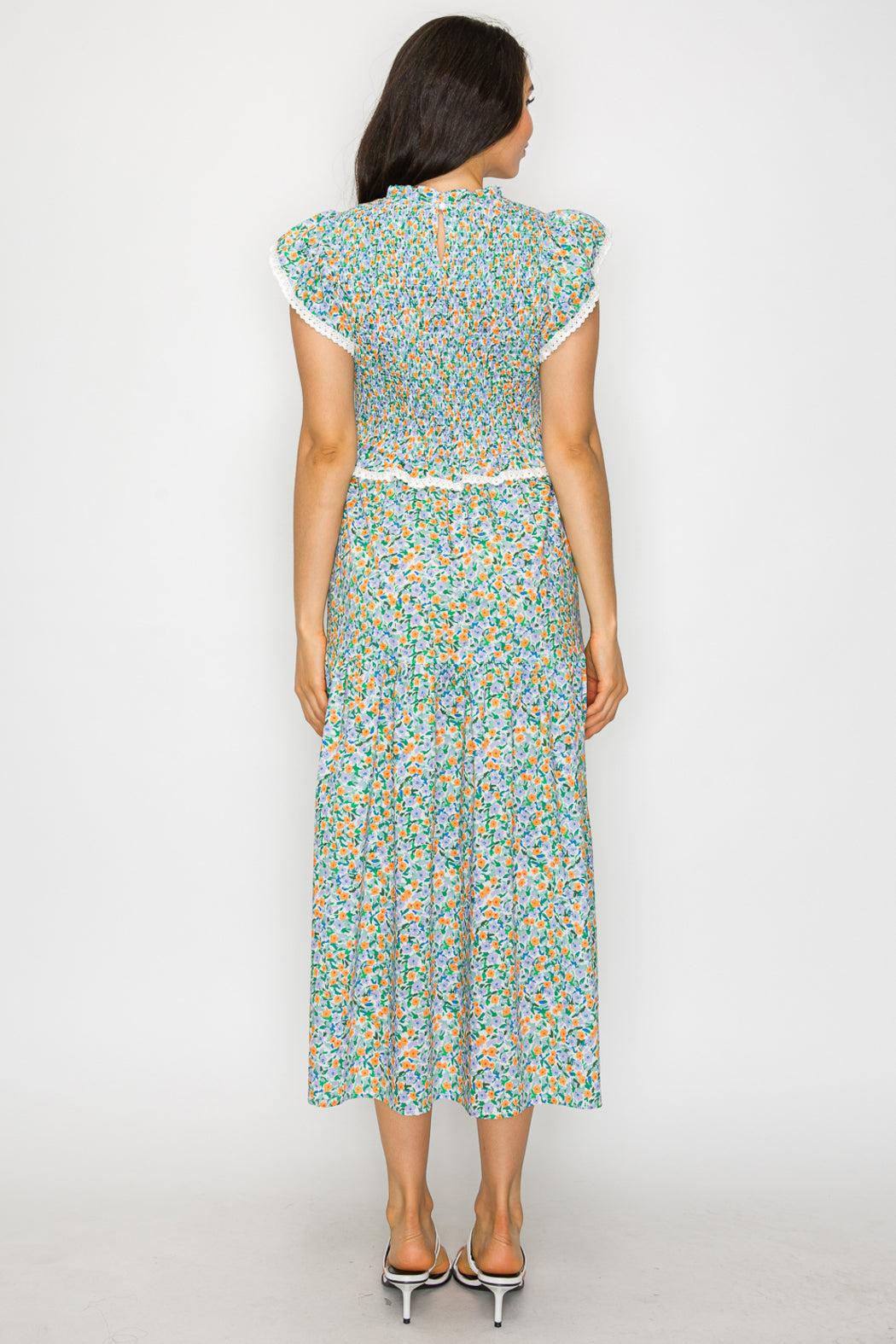 Citrus Garden Maxi Dress Product Image