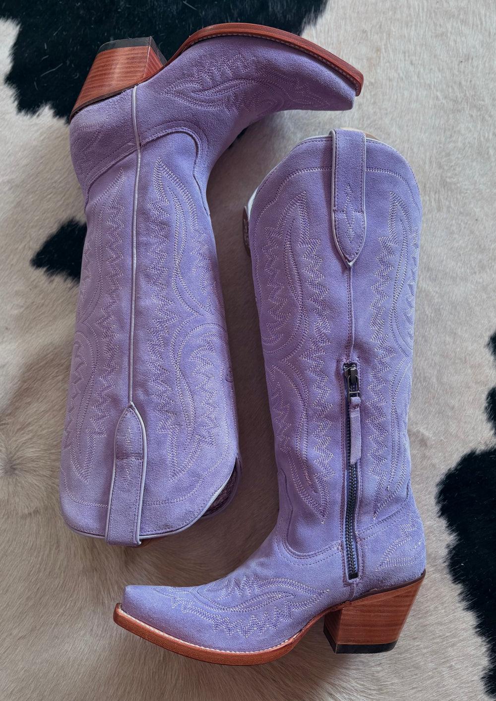 Women's Ariat Purple Casanova XToe Boots Product Image