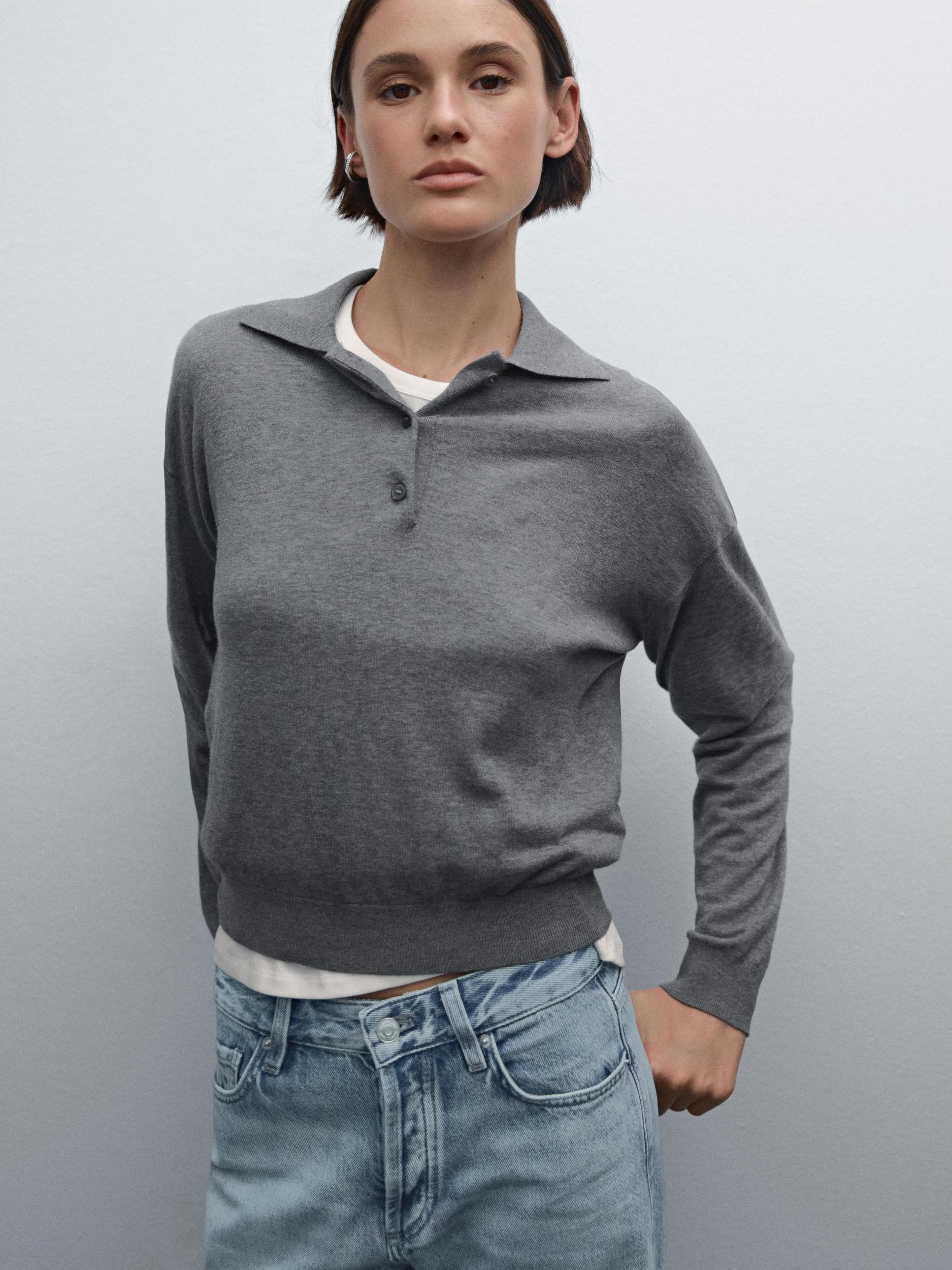 Mid-waist wide-leg jeans Product Image