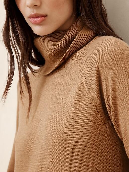 Turtle-Neck Sweater Dress Product Image