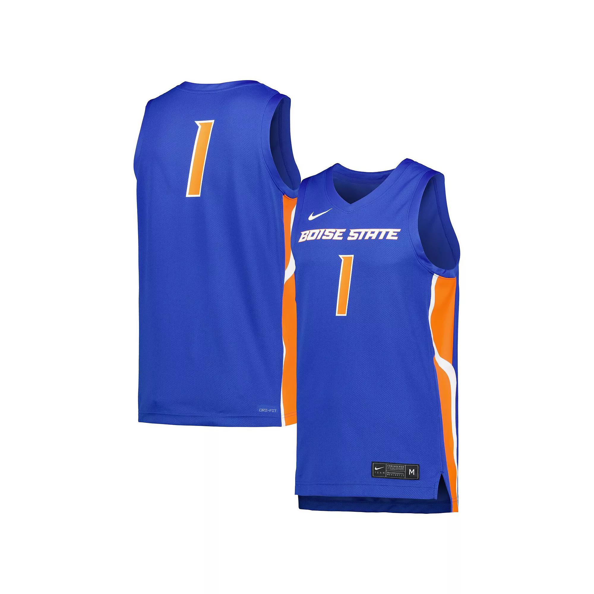 Men's Nike Royal Boise State Broncos Replica Basketball Jersey,  Product Image