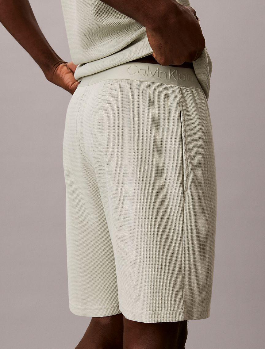 Waffle Knit Sleep Shorts Product Image