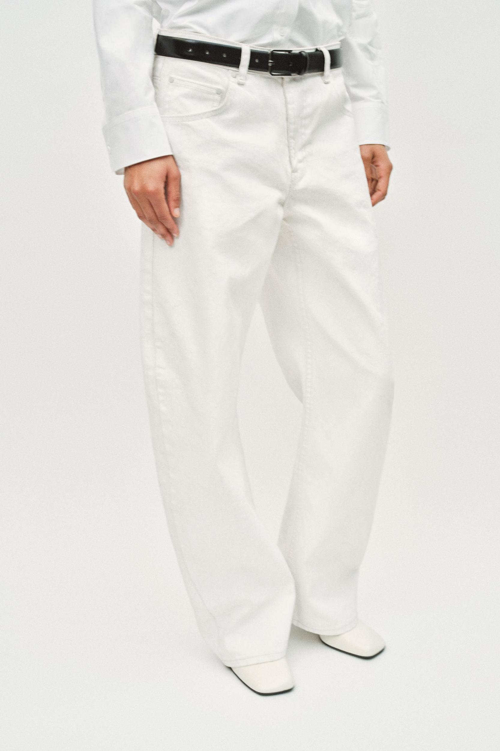 ZW COLLECTION TAPERED MID-RISE WAXED CRACKED JEANS Product Image