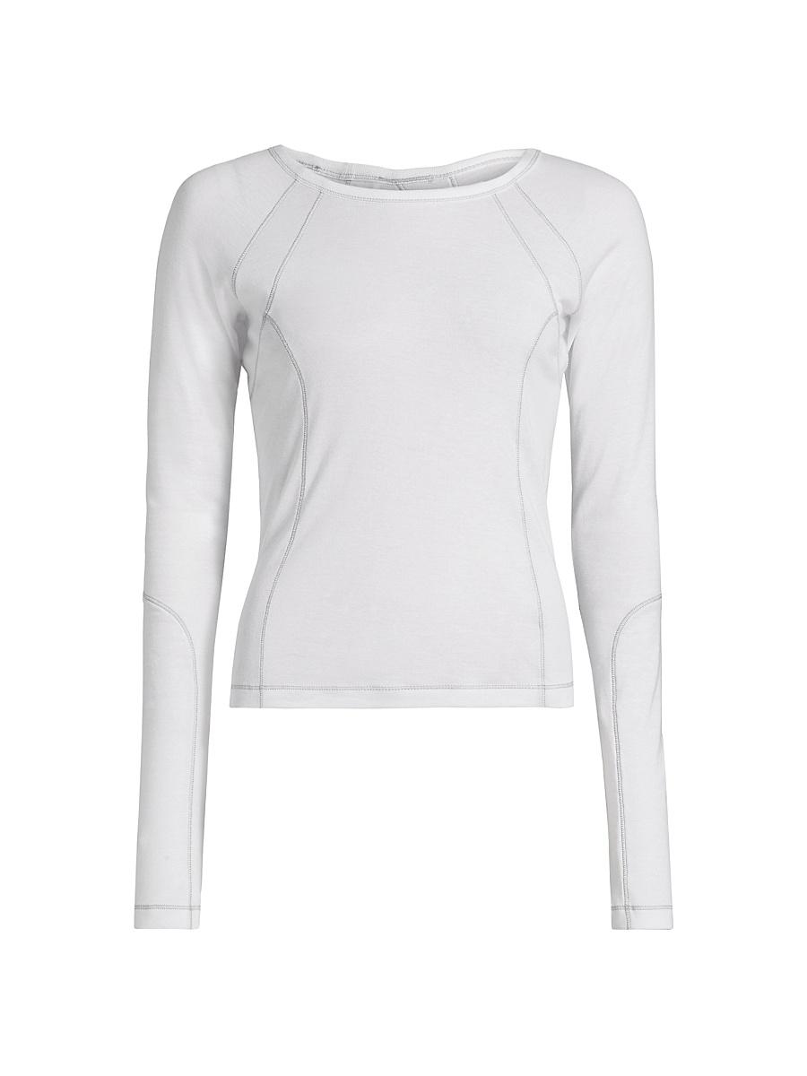 Womens BMX Raglan Long-Sleeve Cotton-Blend Top Product Image