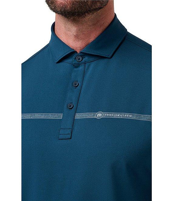 TravisMathew The Heater Pro CS Short Sleeve Polo Shirt Product Image