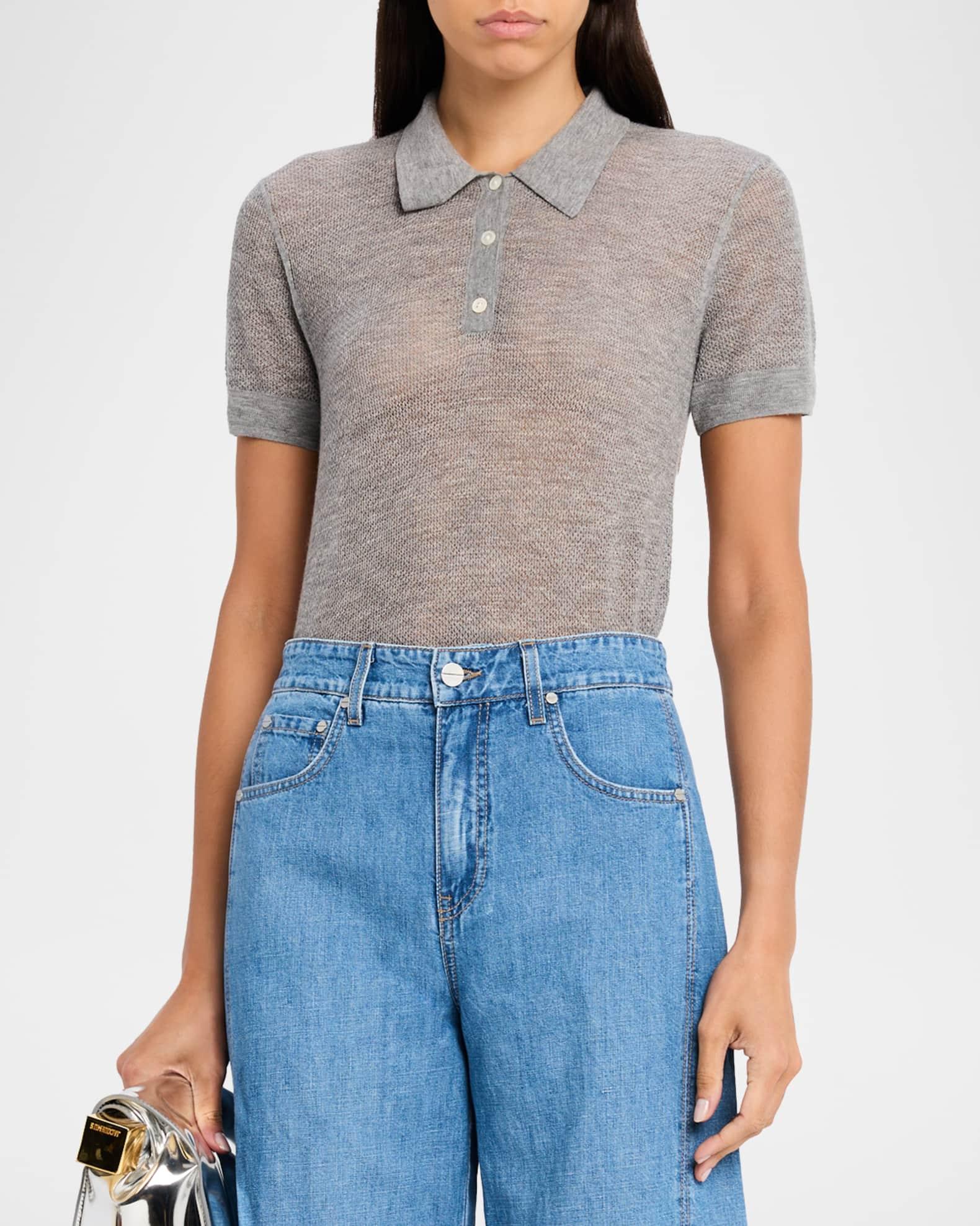 Gauze Cashmere Polo  Product Image