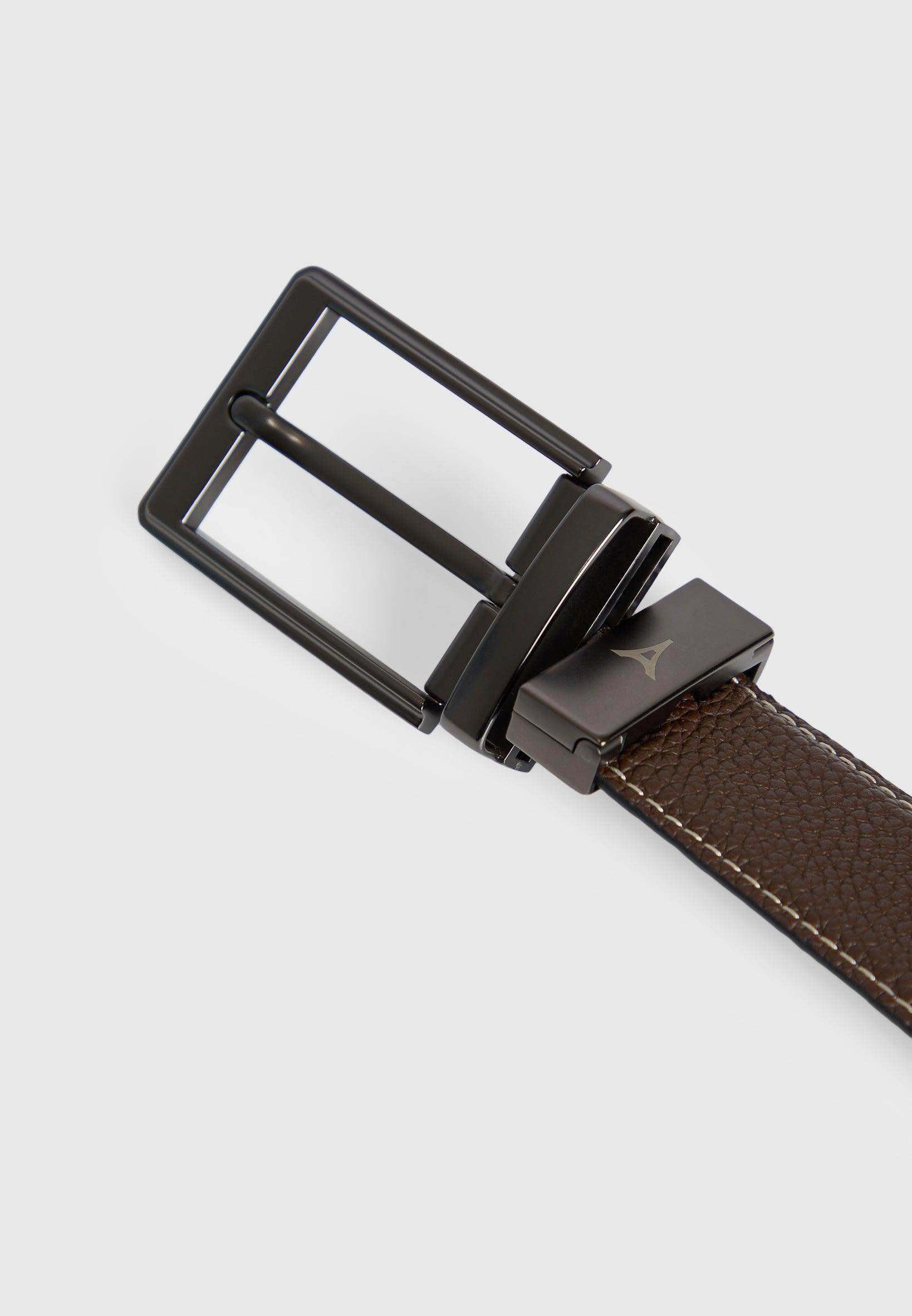 Rafael - Reversible Leather Belt - Black/Brown Male Product Image