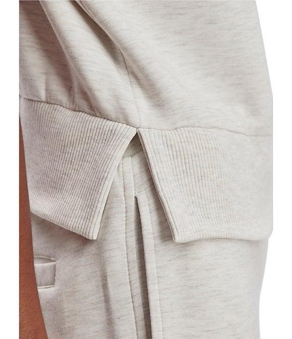 Varley Kelly Coordinating High Neck Cap Sleeve Half Zip Double Soft Cropped Sweatshirt Product Image