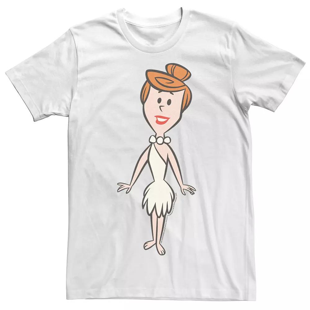 Men's Flinstones Big Wilma Solo Poster Tee, Size: Large, White Product Image