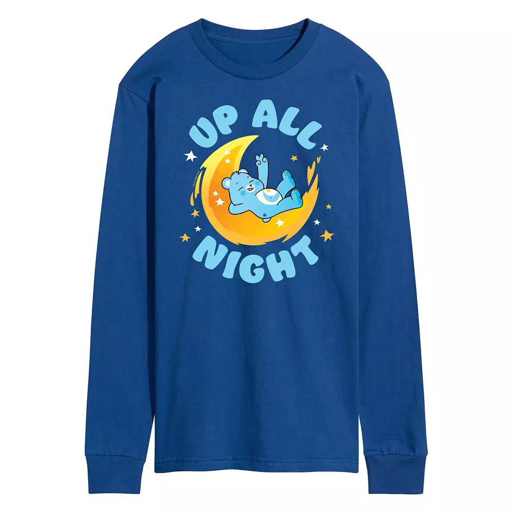 Men's Care Bears Unlock The Magic Up All Night Long Sleeve Graphic Tee,  Product Image
