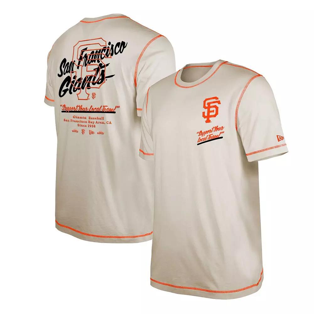 Men's New Era White San Francisco Giants Team Split T-Shirt,  Product Image