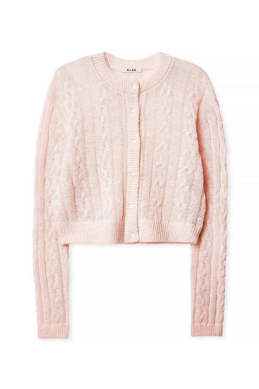 Knitted Cable Cardigan Product Image