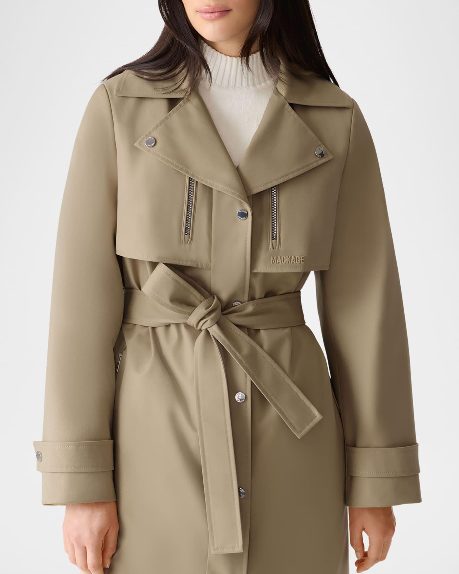 Siobhan Trench Coat with Removable Down Bib Product Image