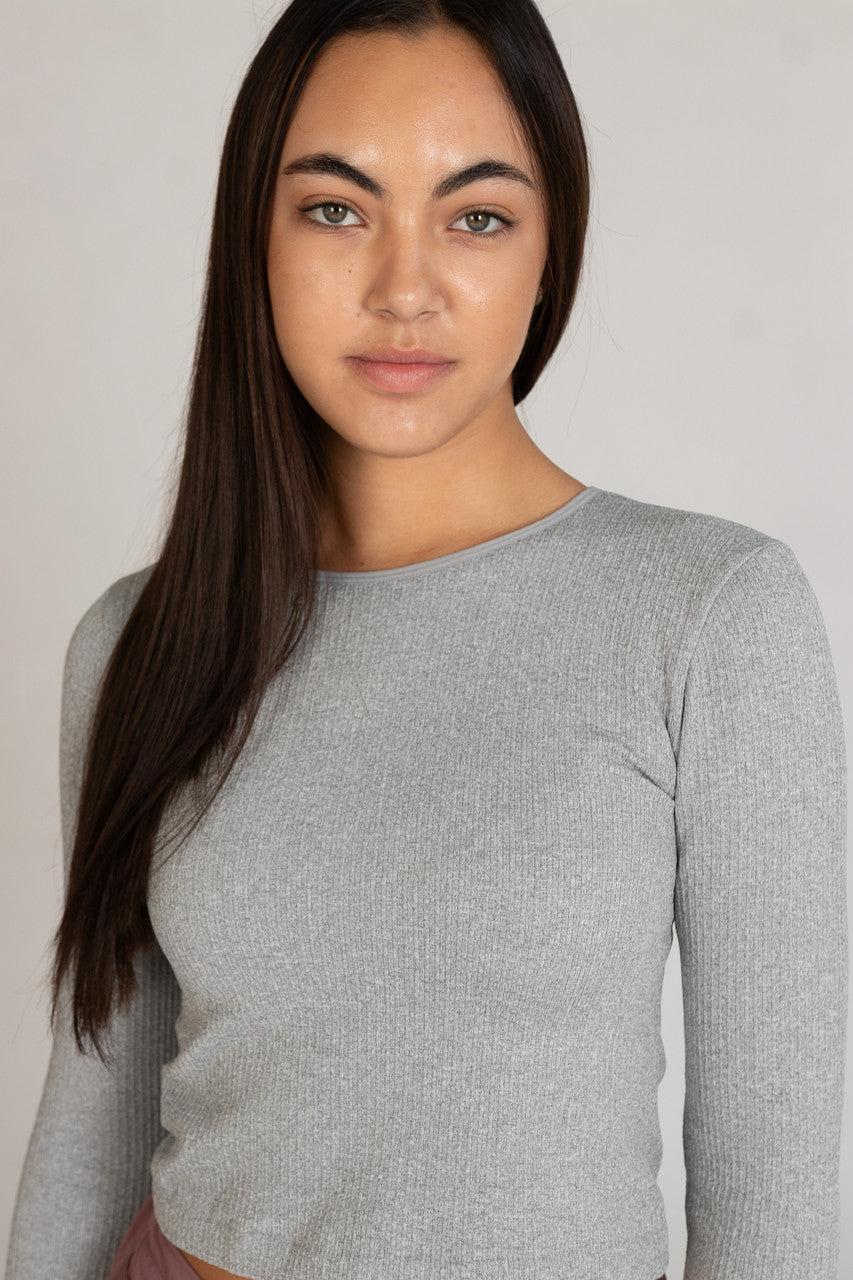 Waffle Knit Fleece Longsleeve Product Image