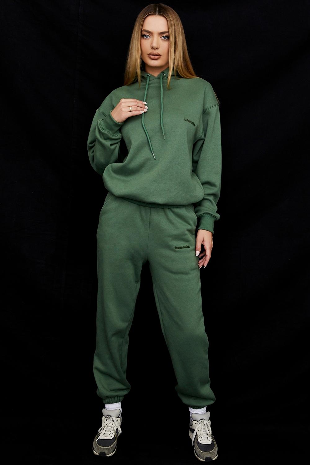 Sky  moss fleece back jogging trousers Product Image