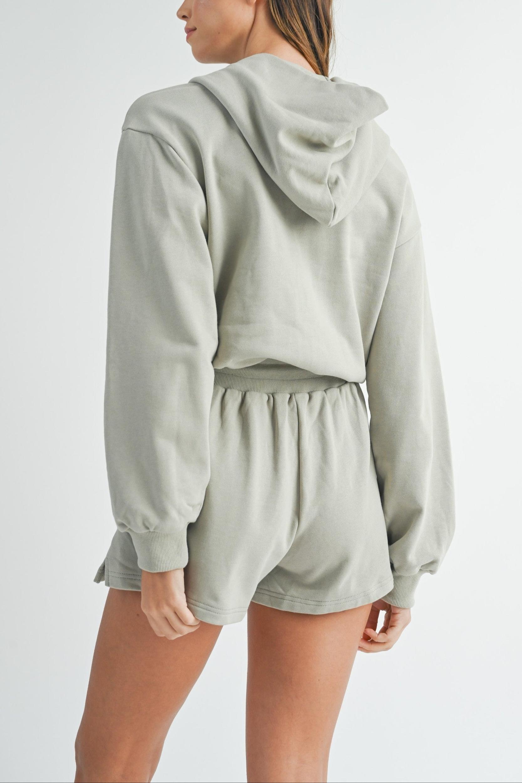 Cotton Hooded Romper Product Image